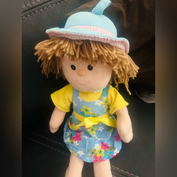 Goffa Rag Doll Floral Spring Dress 19” - Picture 1 of 4